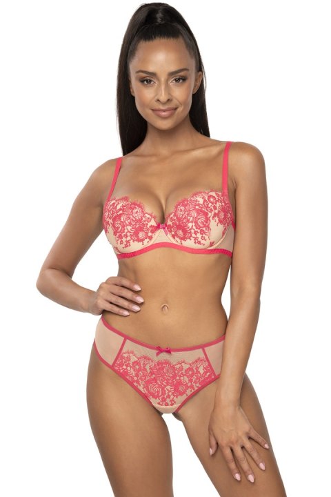 Biustonosz push up Biustonosz Push-up Model M-3804/11 Frances Beige/Pink - Mat