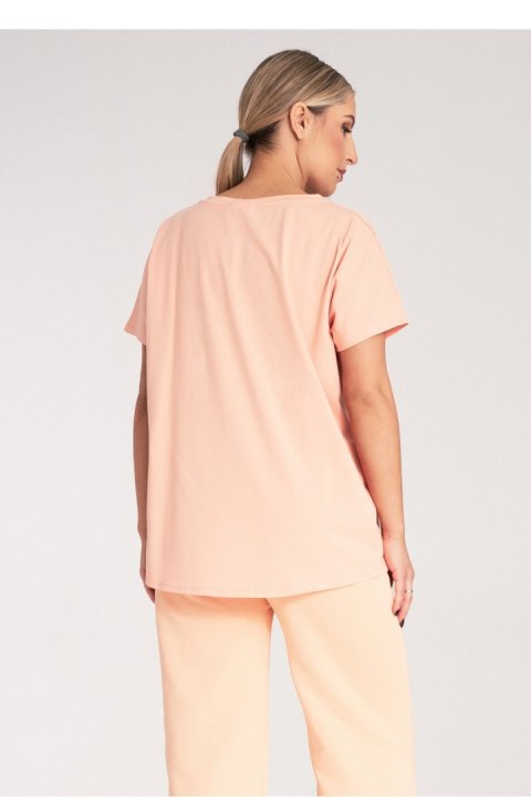 Tshirt Damski Model M1164 Orange - Figl