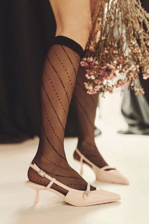 Podkolanówki Model Mira 574 Nero - Gabriella