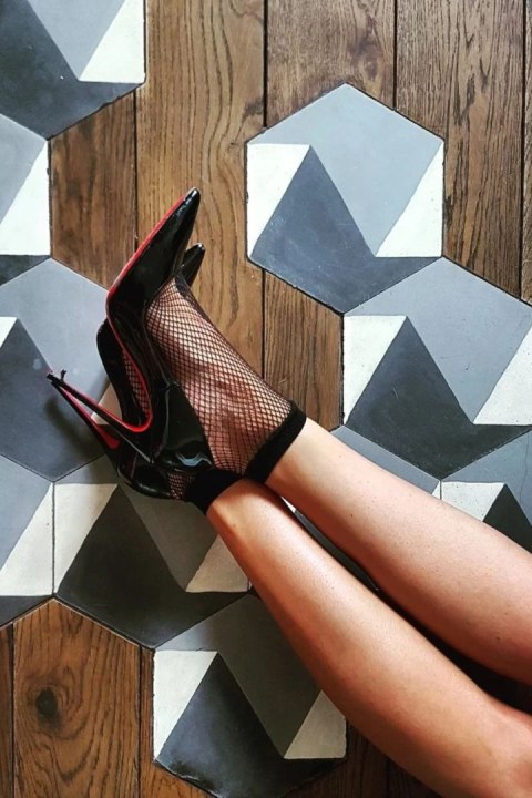 Skarpety Model 151 Kabarette Nero - Gabriella