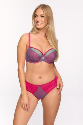 Biustonosz Soft Biustonosz Semi-Soft Model Ariel 1295 Turkus/Fuksja - Gaia