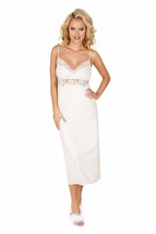 Koszulka nocna Koszula Nocna Model Jasmine Long Cream - Donna