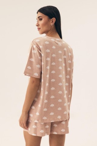 Piżama Damska Model Nubes 4264-08X Beige - Henderson