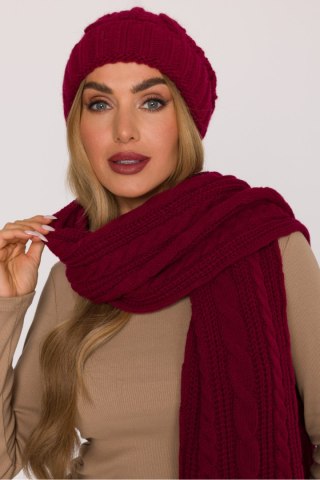 Czapka Model MOE897 Bordo - Moe