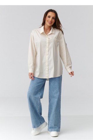 Koszula Damska Model C46 Light Beige - Makadamia