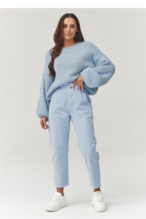 Sweter Damski Model C37 Błękit - Makadamia