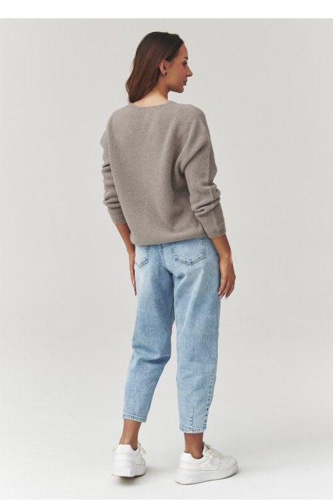 Sweter Damski Model C38 Mocca - Makadamia