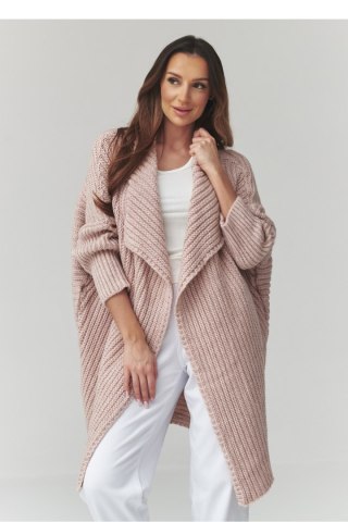Sweter Kardigan Model S173 Dirty Pink - Makadamia