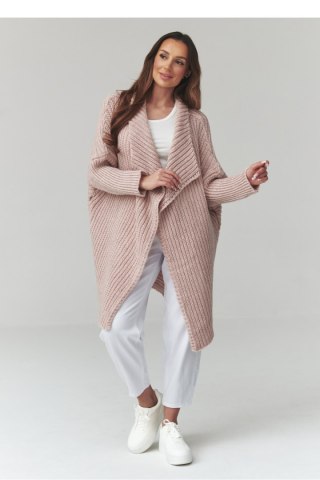 Sweter Kardigan Model S173 Dirty Pink - Makadamia