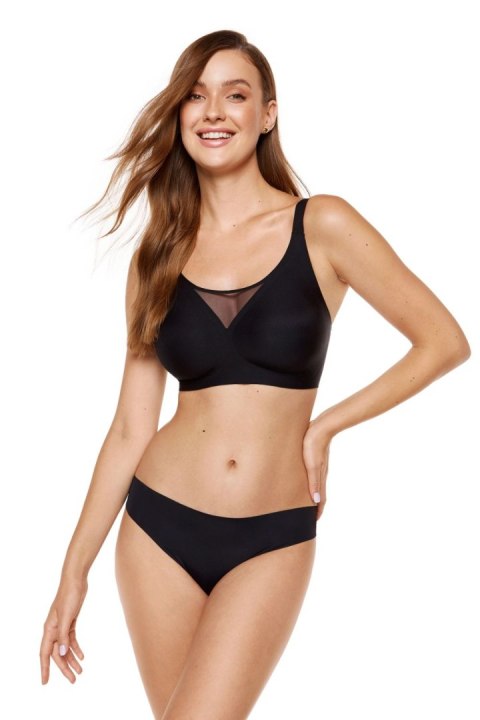 Biustonosz Soft Model Misty B2 Black - Gorteks