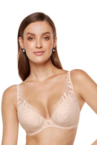 Biustonosz push up Biustonosz Push-up Model Eclipse B1 Beige - Gorteks
