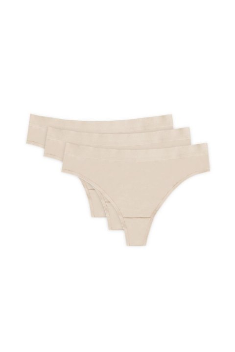 Komplet Stringi Model Alana 3pack S Beige - Gorteks