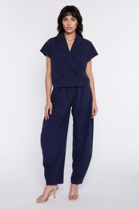 Spodnie Damskie Model Barrel SD134 Navy - Nife