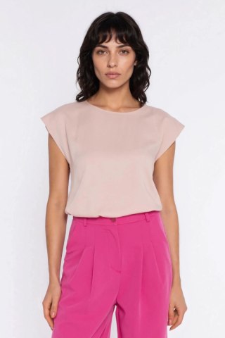 Bluzka z rękawem kimono B222 Beige - Nife