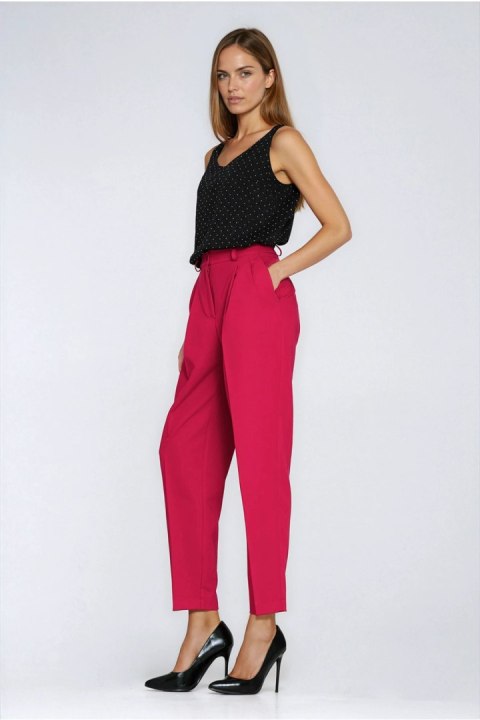 Dzianinowa bluzka z błyszczącymi dżetami B217 Silver/Black - Nife