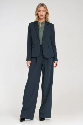 Klasyczny żakiet na jeden guzik Z83 Navy - Nife