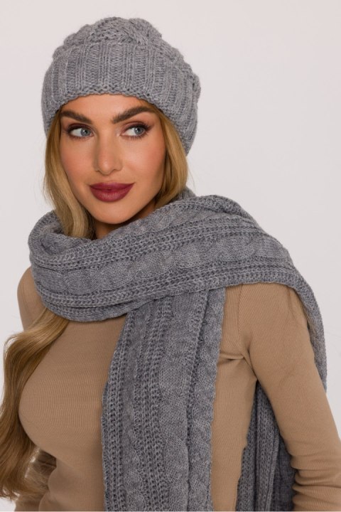Czapka Model MOE897 Grey - Moe