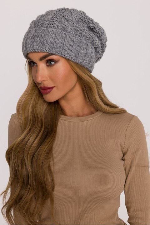 Czapka Model MOE897 Grey - Moe