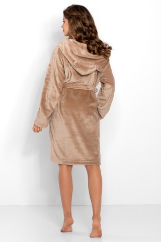 Szlafrok Damski Model Teddy 223560 Beige - Momenti Per Me