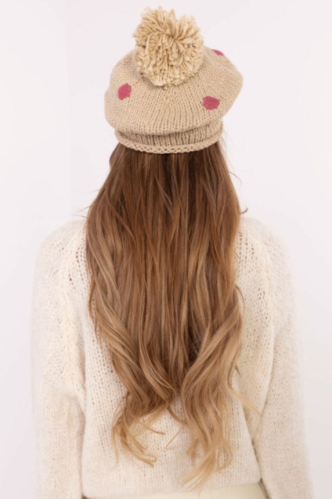 Czapka Model AT-CZ-CHA1133.17X Beige - AT